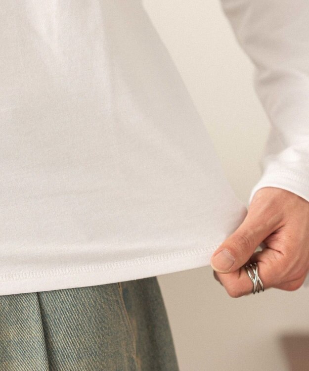 WEGO フレアスリーブT（LS） ホワイト