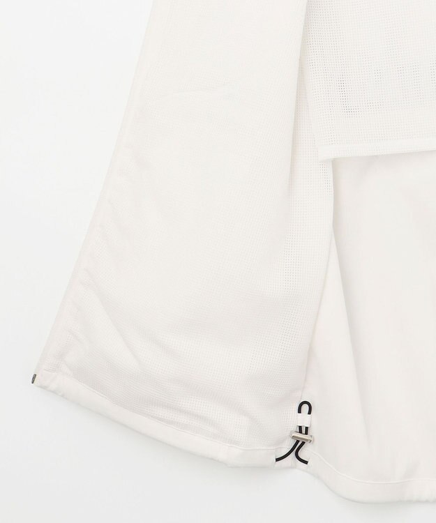 PW CIRCULUS 【MEN】【洗える/ストレッチ】ジップアップ フーデッド ブルゾン ホワイト系