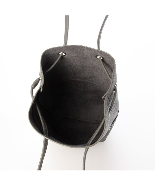 UNBILLION カシュカシュ cachecache / スタッズ付きドロストトート GY