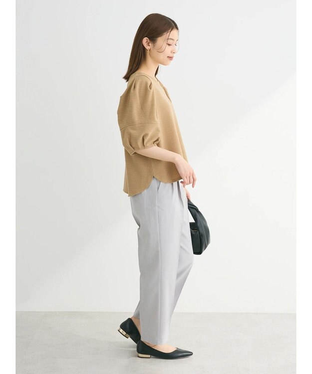 Green Parks ・ＳＵＧＡＲ　ＳＰＯＯＮ　ランタンスリーブプルオーバー Beige