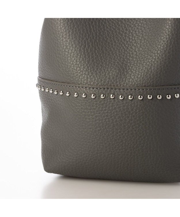 UNBILLION カシュカシュ cachecache / スタッズ付きドロストトート GY