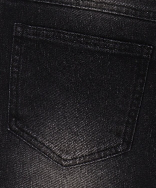 WEGO ローライズフレアデニムパンツ ブラック