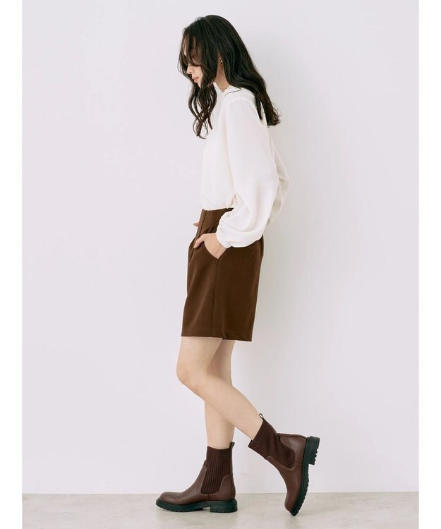 earth music&ecology ２ＷＡＹフリルブラウス Ivory