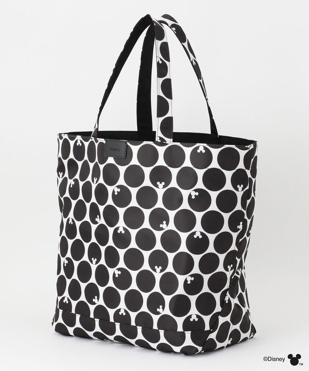 Y'SACCS 【Disney Collection】シルエットプリントトートバッグ　Lサイズ ブラック