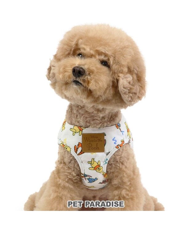 PET PARADISE ディズニー くまのプーさん ベストハーネス 《ウェーブ柄》 Ｓサイズ 小型犬 ウェーブ柄