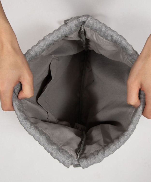 WEGO ハトメデザインナップサック グレー