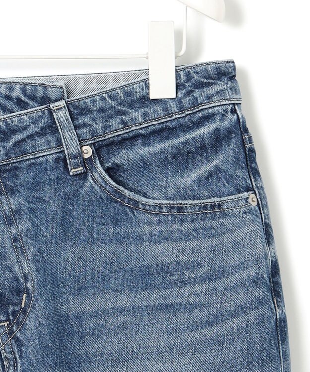 ICB L 【CLASSY.1月号掲載・洗える】ウォーターリサイクルデニム カーブパンツ ブルーデニム系