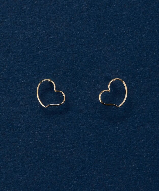 Phoebe 【K10】オープンハートピアス ゴールド