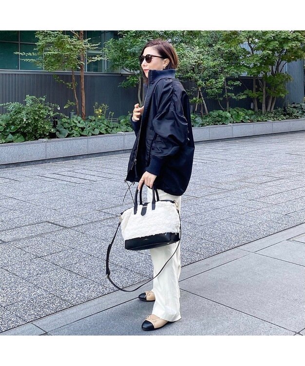 LA BAGAGERIE 【インスタグラマー chiyoさん×LA BAGAGERIE】コンビボアトート ブラック