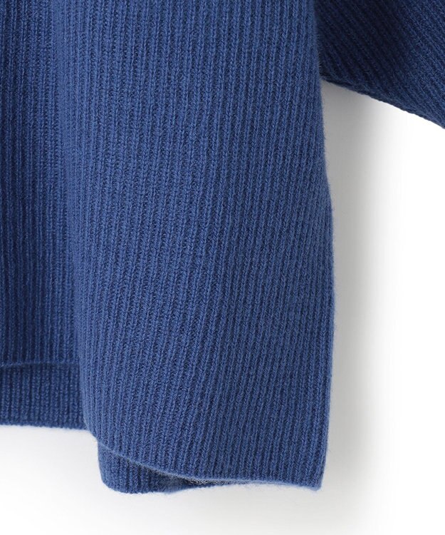 ICB L 【WEB限定カラーあり】 ソフトウールハイゲージ ハイネックニット ハンブルー系