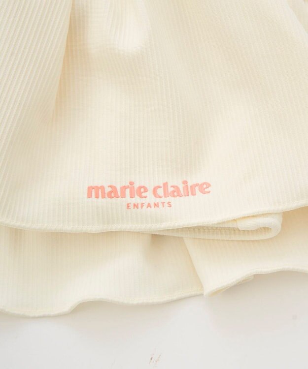 OP／FILA 【marie claire ENFANTS】ニットリブセパレート水着 ホワイト