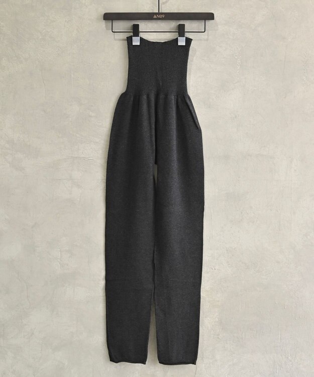 AND WOOL あったかルームパンツ チャコールグレー