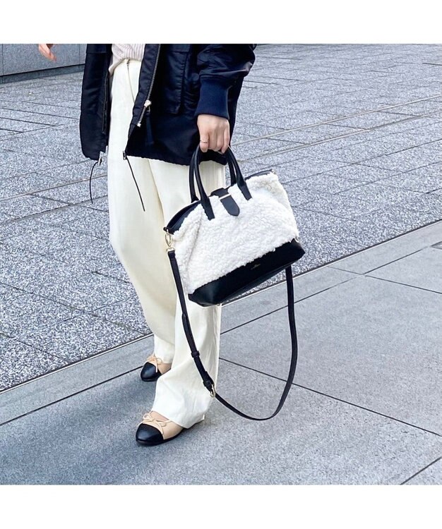 LA BAGAGERIE 【インスタグラマー chiyoさん×LA BAGAGERIE】コンビボアトート ブラック