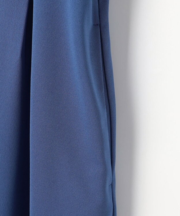 ANY SIS ジョーゼットジャージー ワンピース ブルー