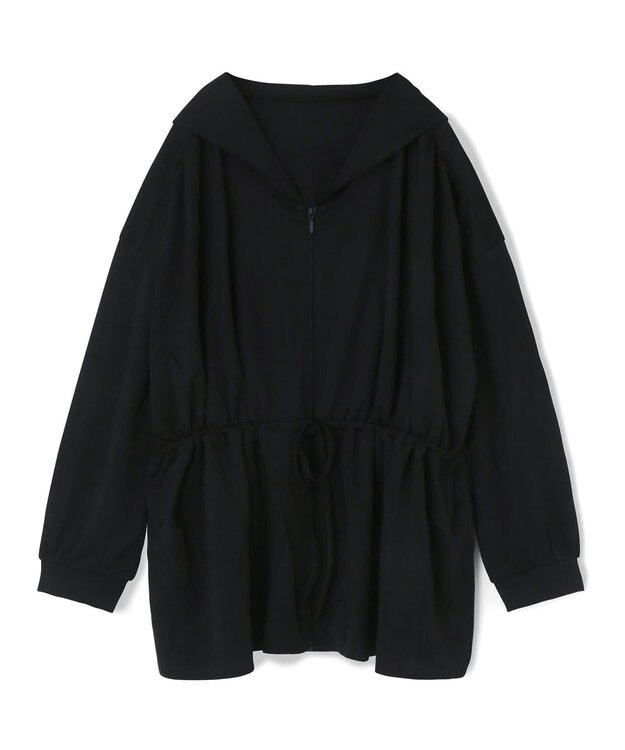 San-ai Resort（三愛水着楽園） 【SALE】シャツ風パーカーM・L【Big Apple's（ビッグアップルズ）】 クロ