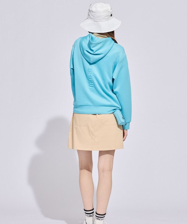 PW CIRCULUS 【WOMEN】リラクシングジャージーフーディ ゴルフウェア レディース スカイブルー系