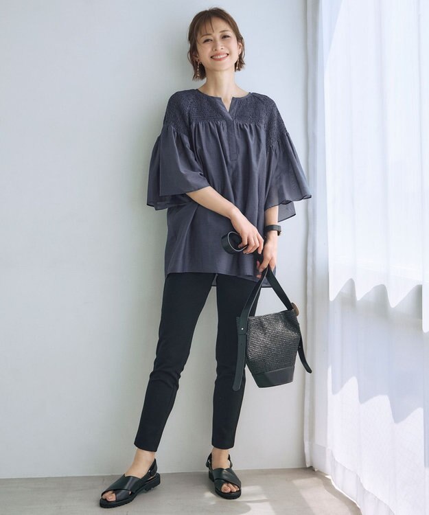 自由区 【カタログ掲載】ラタンライクバケツ バッグ ブラック