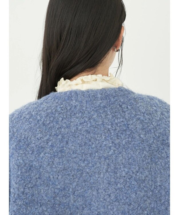 earth music&ecology ブークレカーディガン Dark Blue