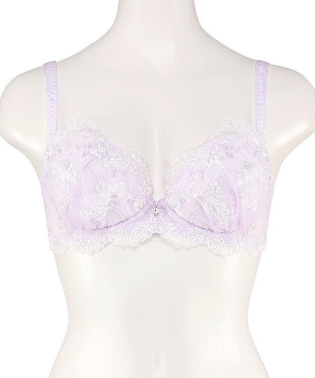 San-ai Resort（三愛水着楽園） エレガントコレクション【2503】単品ブラEFGカップ 【背中すっきり】 パープル