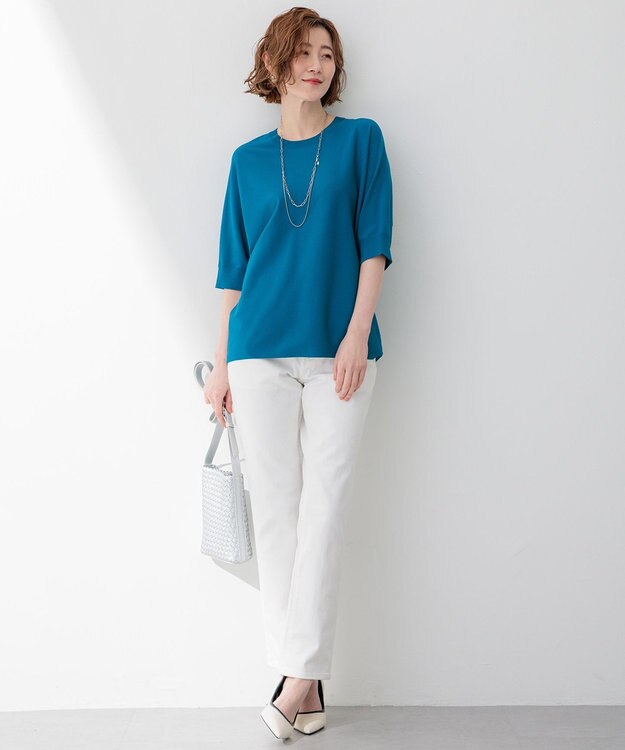 23区 【CLASSY.6月号掲載】23区DENIM ボーイフィット パンツ ホワイト系