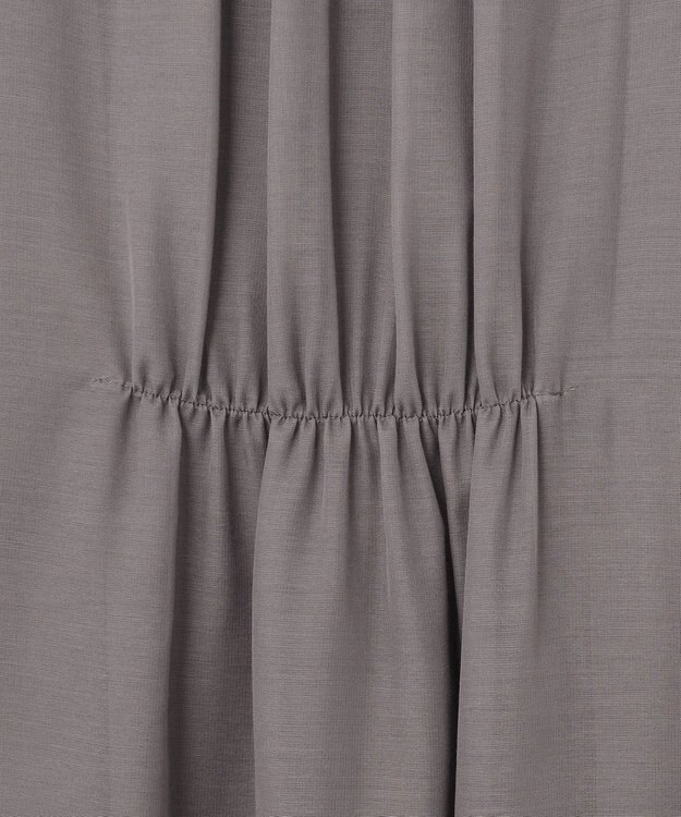 J.PRESS LADIES L 【WEB限定カラーあり・洗える】 ブライトスパンボイル ワンピース ライトグレー系