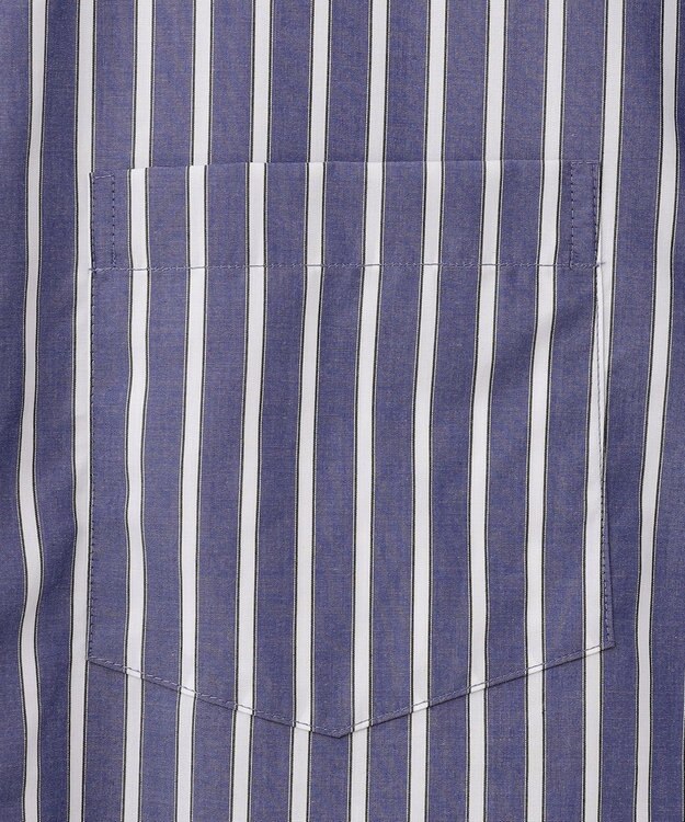 J.PRESS YORK STREET 【UNISEX】タイプライターストライプ シャツ ネイビー系1