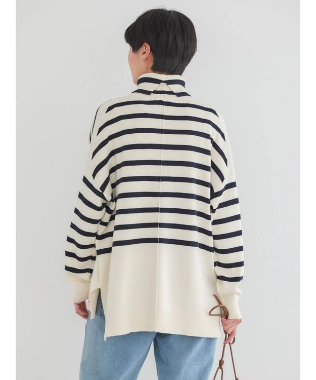 AMERICAN HOLIC バイパチタートルネックニットプルオーバー Border