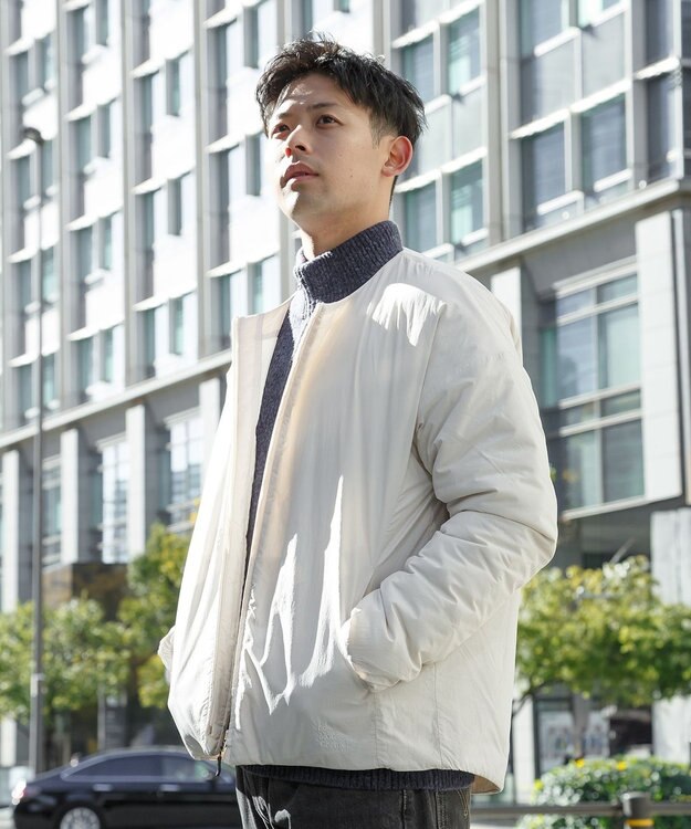 SHARE PARK MENS 【UNISEX】モンスター中綿カーディガン（L・XLサイズ） オフホワイト