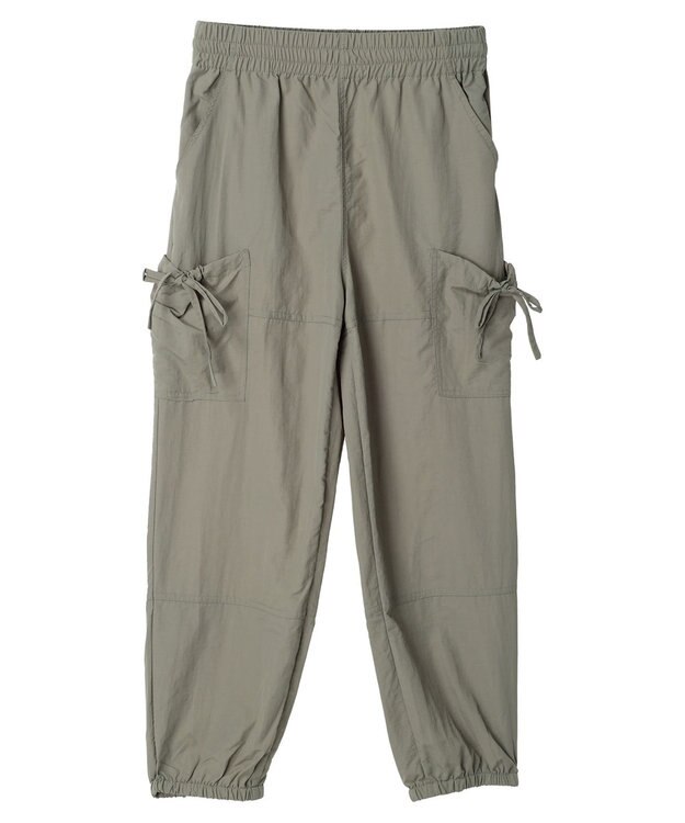 Green Parks ・ＥＬＥＮＣＡＲＥ　ＤＵＥリボンポケットカーゴパンツ Light Khaki