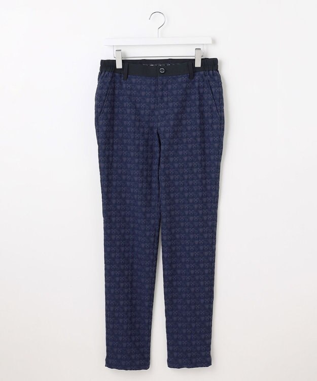 23区GOLF 【MEN】エンブレムジャガードパンツ ネイビー系5