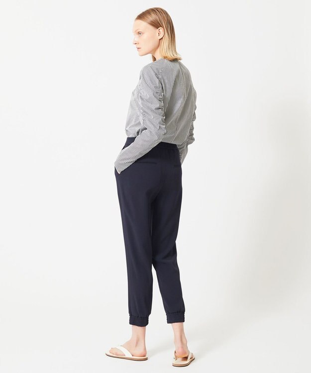 BEIGE， CROCOSMIA / ブラウス Black Stripe