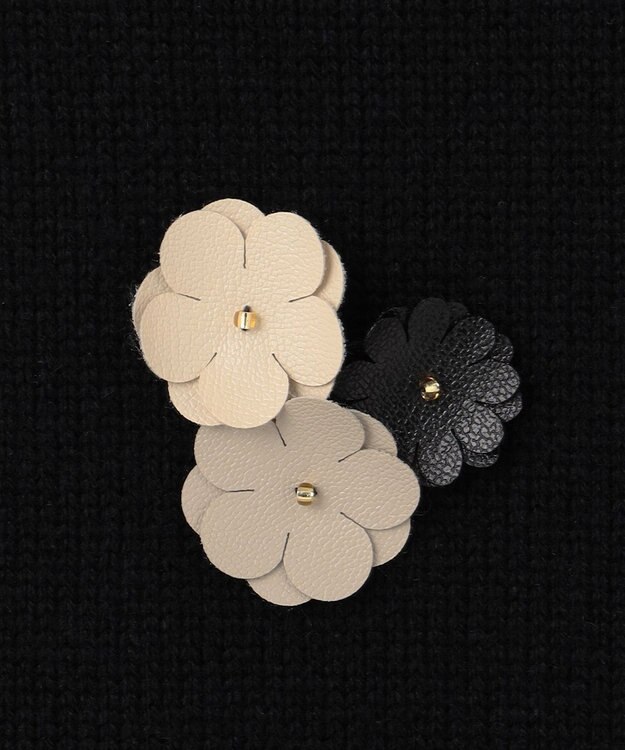 TOCCA FLOWER BONBON ニットプルオーバー ブラック系