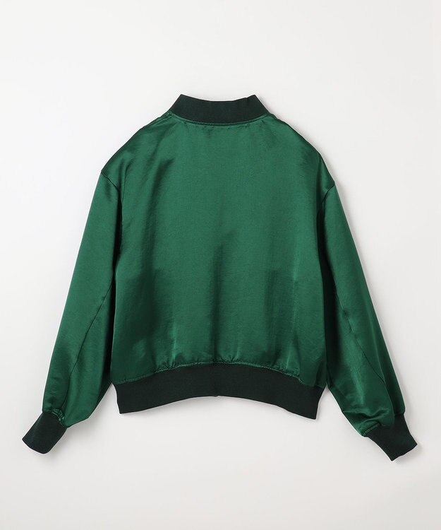 NAVE 【ReNAVE】タンブラーサテン ブルゾン グリーン系