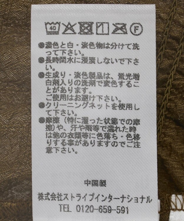 Green Parks ２ＷＡＹフリルブラウス Brown