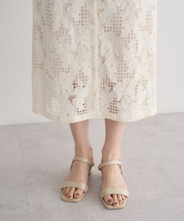 YECCA VECCA レースワンピース Ivory