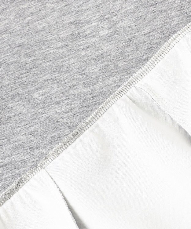 ICB 【WEB限定・洗える】ソフトダンボール フーディ プルオーバー グレー系