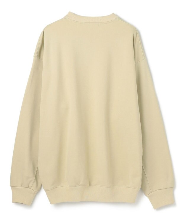 UNFILO MENS ナイロン裏毛 クルーネック ベージュ