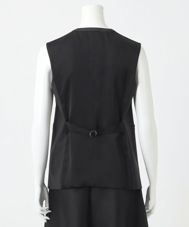 23区 S 【エステータ】ウールトロストレッチ ベスト ブラック系