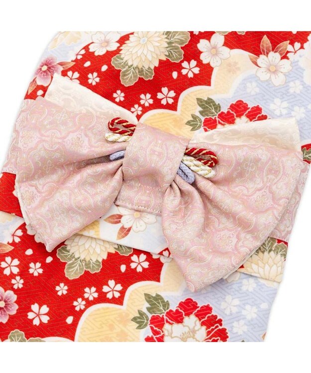 PET PARADISE ペットパラダイス 菊 牡丹 着物 中型犬 大型犬 レッド