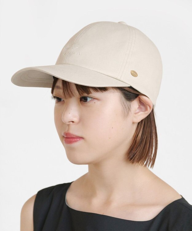 TOCCA 【サイズ調整可・深め】CROWN LOGO CAP キャップ ベージュ系