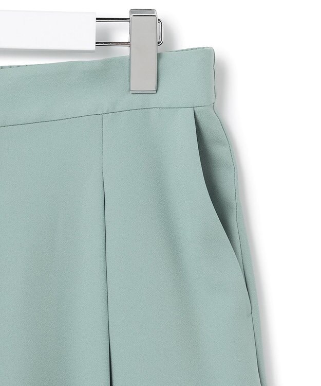 ICB FluidBackSatin ワイドストレートカーゴパンツ ダークセージ
