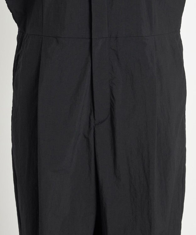 NAVE 【ReNAVE　撥水機能・UVカット・透湿・接触冷感・洗える】ナイロンタスランジャンプスーツ ブラック系