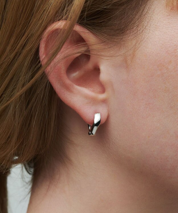 NAVE インパクトイヤリング Lサイズ シルバー系