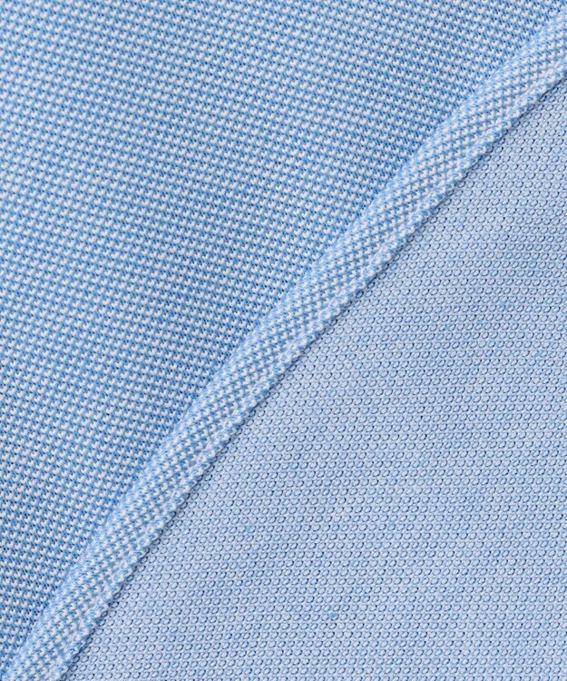 GOTAIRIKU 【吸水速乾】クールマックス鹿の子 ビズシャツ_ボタンダウン サックスブルー系