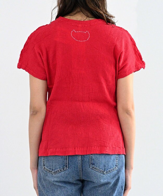 crêprie tsumori chisato creperie DOLMAN SLEEVES T-SHIRT クレプリ ドルマンスリーブTシャツ RED