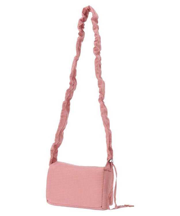 Green Parks ・ＱＵＯＮ　軽量ギャザーショルダーバッグ Pink