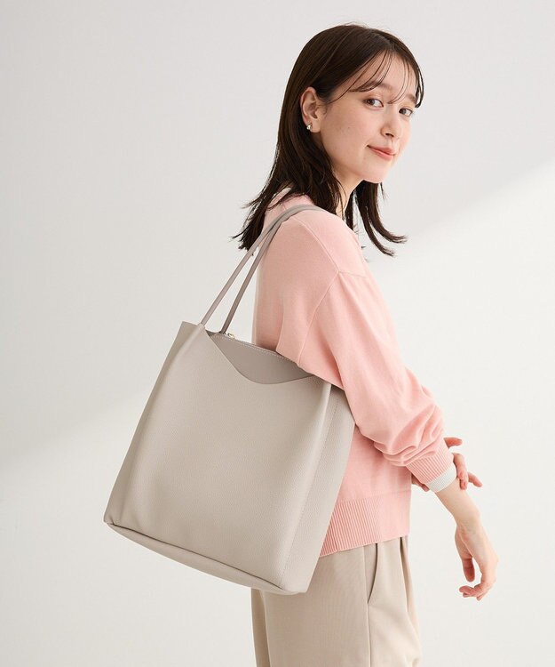 Green Parks 軽量トートバッグ Gray Beige