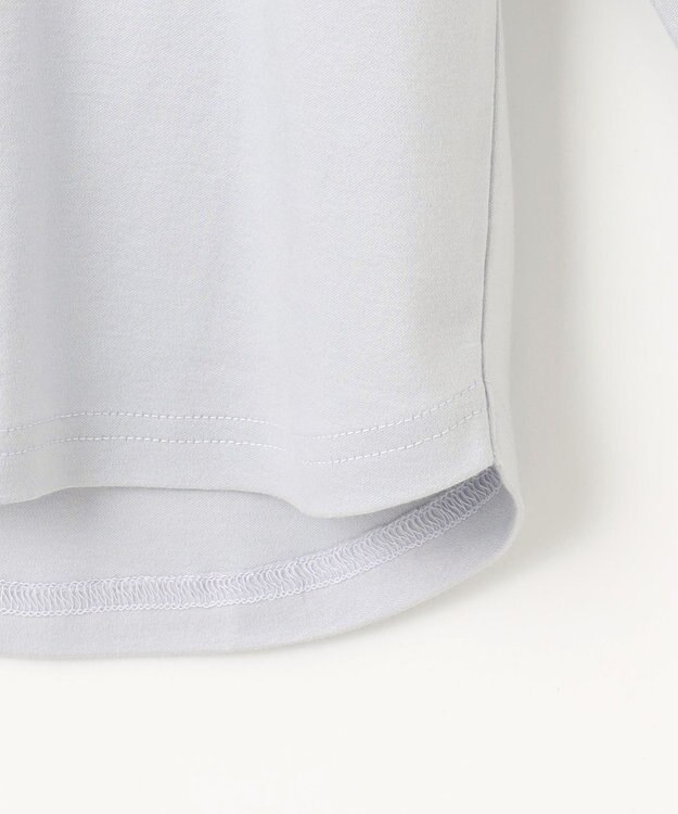 Feroux メッセージプリント・ロングスリーブTシャツ スカイブルー系