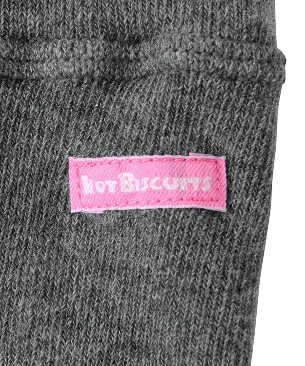 MIKI HOUSE HOT BISCUITS 【70-120cm】 雪の結晶柄 タイツ グレー