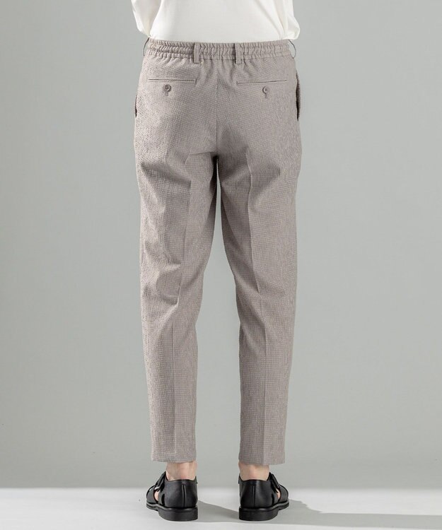 JOSEPH HOMME ＜新色追加＞新素材【通気性/ストレッチ】トリコサッカーストレッチ ドロスト付テーパードパンツ /  PEGG CONVERTIBLE ライトグレー系